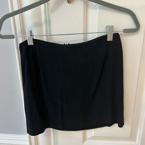 Princess Polly Classic Black Mini Skirt